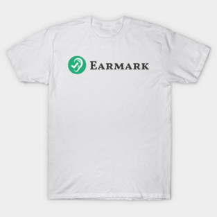 Earmark Black Text T-Shirt