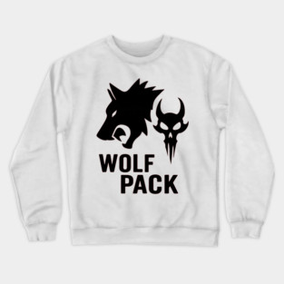 Ironwolf Clan – Wolf Pack Tribal Emblem Crewneck Sweatshirt