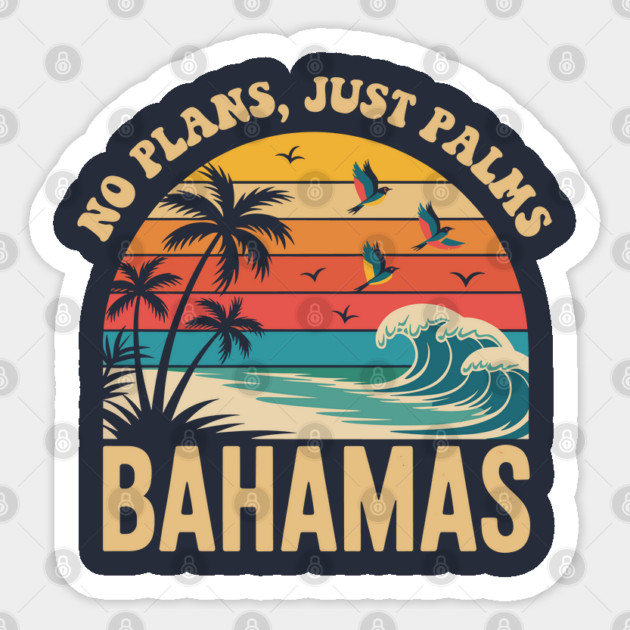 Bahamas Vacation Sticker by JessArty
