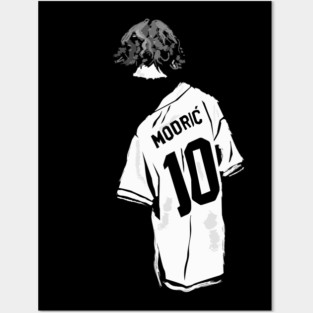 LUKA MODRIC WHITE LEGEND Posters and Art