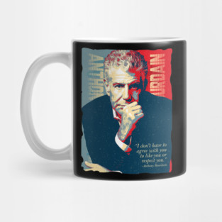 Anthony Bourdain Sarcastic Satire Quotes Mug