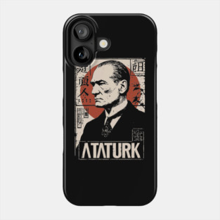 Vintage Atatürk Revolutionary Portrait Phone Case