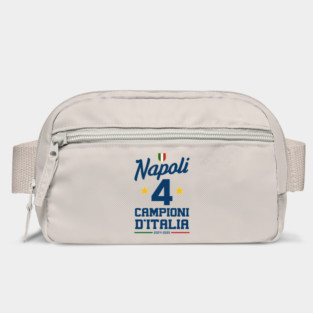 Napoli Campione D'Italia 2025 Celebrativa Quarti Campioni 4 scudetto Celebration Bag