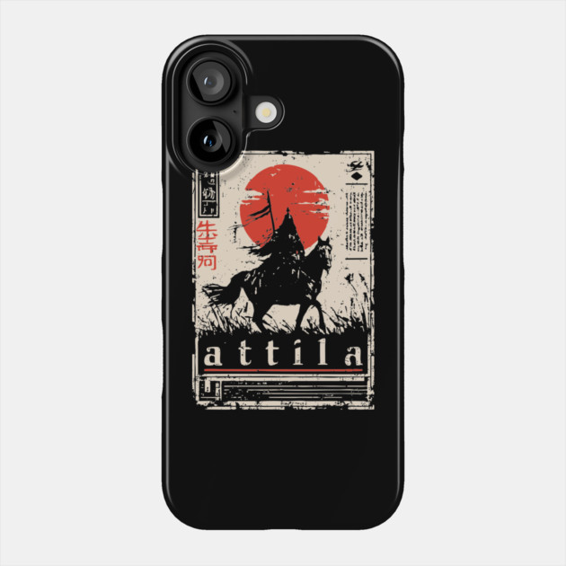 Attila the Hun Warrior Spirit Art Phone Case by TuncGK