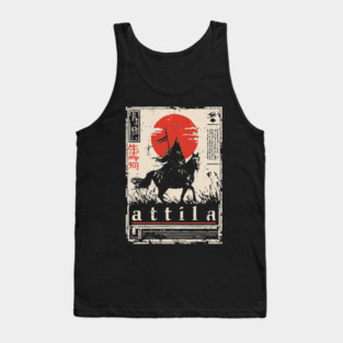 Attila the Hun Warrior Spirit Art Tank Top
