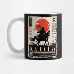 Attila the Hun Warrior Spirit Art Mug