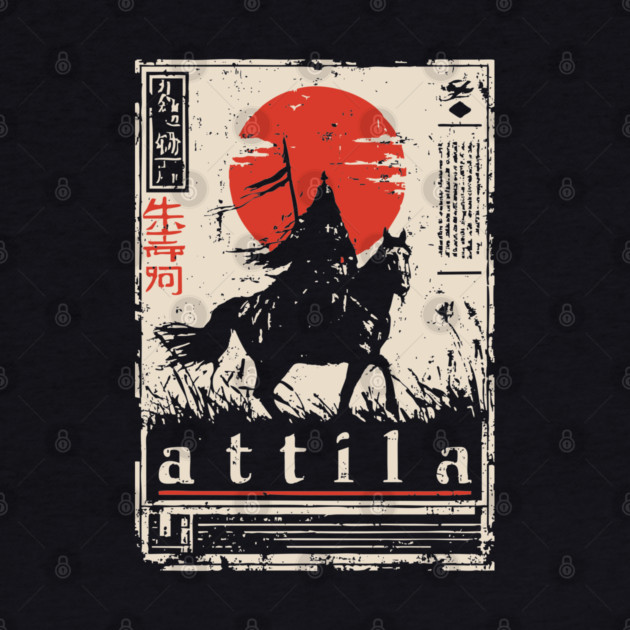 Attila the Hun Warrior Spirit Art by TuncGK