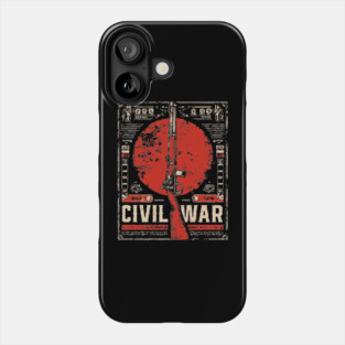 Civil War Rifle - Vintage Military History Art Phone Case