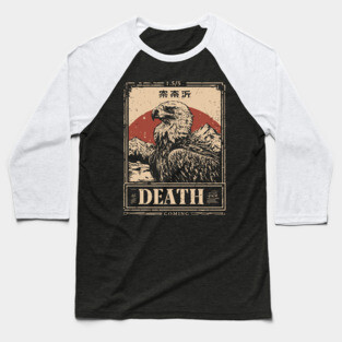 Death's Vulture - Vintage Gothic Wildlife Art Baseball T-Shirt