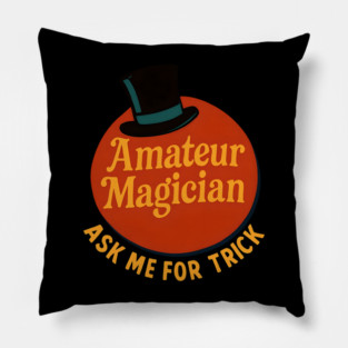 Amateur Magician Pillow