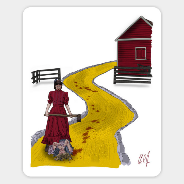 Pearl: Yellow Brick Road Magnet by 51Deesigns