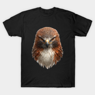 Red Tail Hawk Portrait T-Shirt