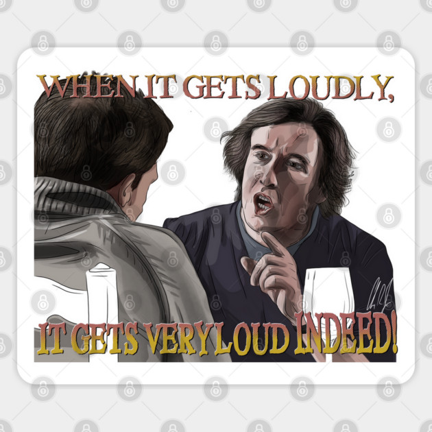 The Trip: It Gets Very Loud Indeed! Sticker by 51Deesigns