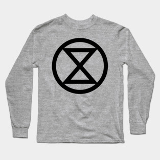 Extinction Rebellion Logo Long Sleeve T-Shirt