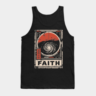 Faith - Vintage Spiritual Galaxy Art Tank Top