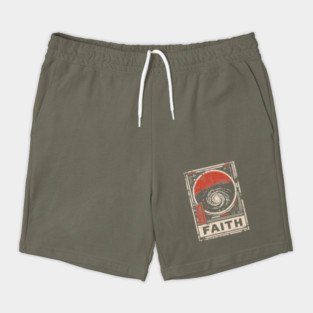 Faith - Vintage Spiritual Galaxy Art Shorts
