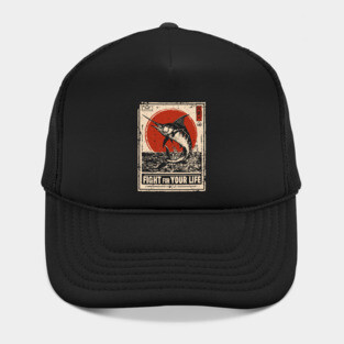 Fight for Your Life - Swordfish Survival Art Hat