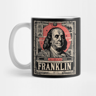 Benjamin Franklin Founding Father Vintage Portrait Mug