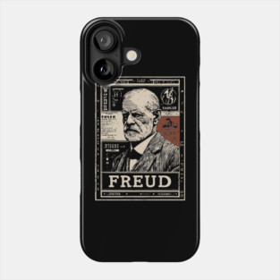 Freud Psychology Pioneer Vintage Portrait Phone Case
