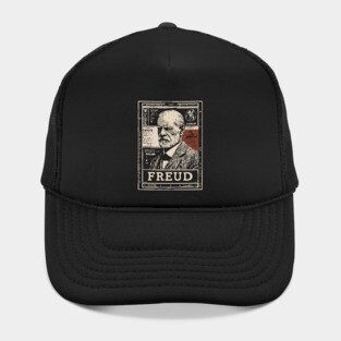 Freud Psychology Pioneer Vintage Portrait Hat