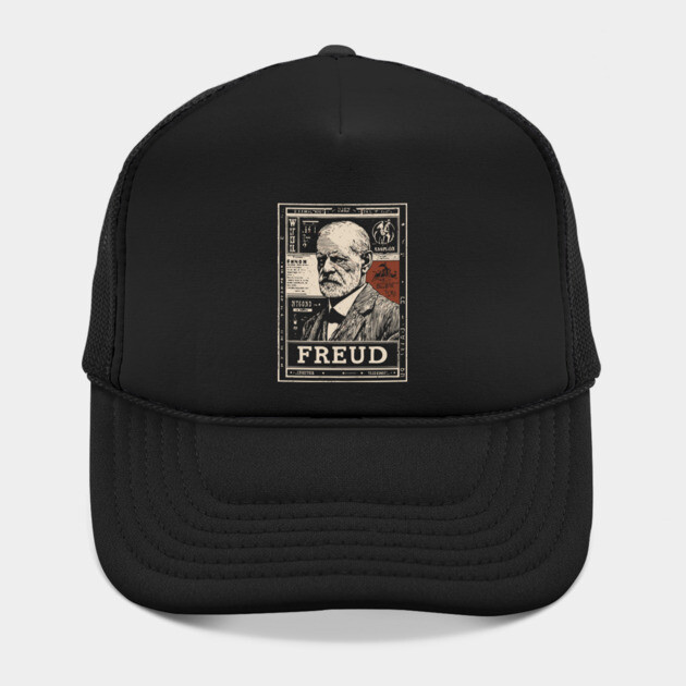 Freud Psychology Pioneer Vintage Portrait by TuncGK
