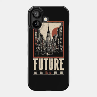 Future City - Vintage Urban Dystopia Art Phone Case