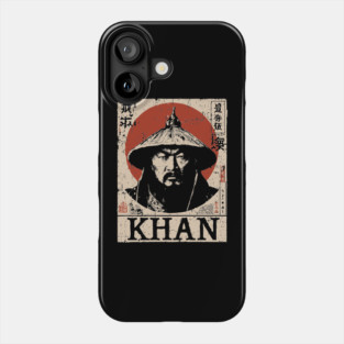 Genghis Khan Conqueror Vintage Art Phone Case