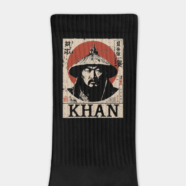 Genghis Khan Conqueror Vintage Art by TuncGK