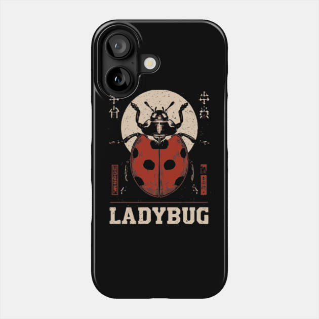 Ladybug - Vintage Garden Luck Art Phone Case by TuncGK