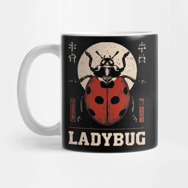 Ladybug - Vintage Garden Luck Art by TuncGK