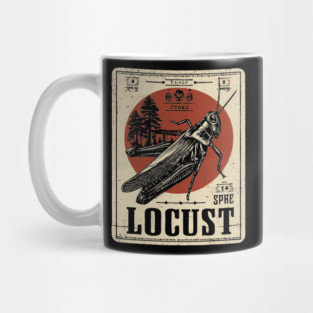 Locust Swarm - Vintage Insect Art Mug