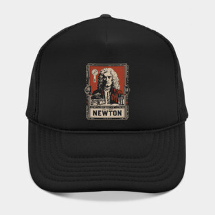 Newton Physics Pioneer Vintage Science Art Hat