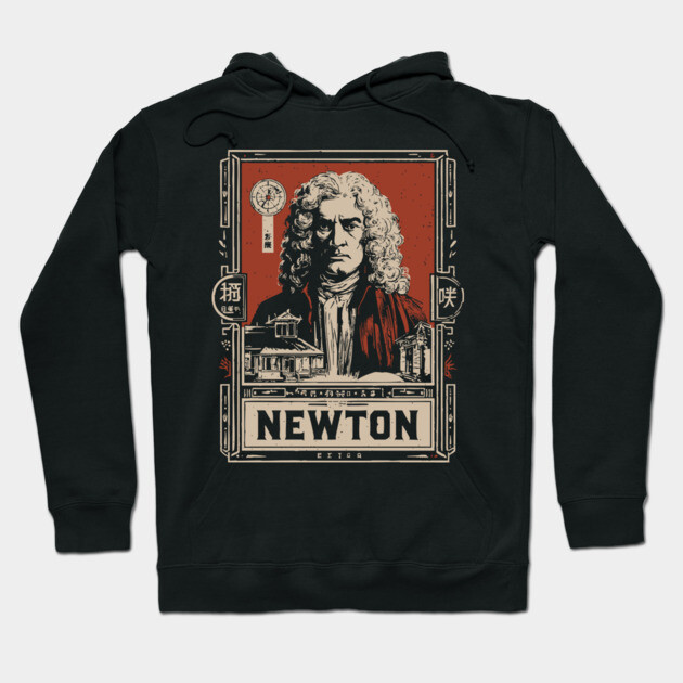 Newton Physics Pioneer Vintage Science Art Hoodie by TuncGK