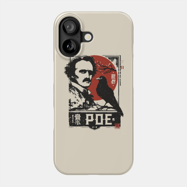 Edgar Allan Poe Gothic Literature Vintage Portrait Phone Case by TuncGK