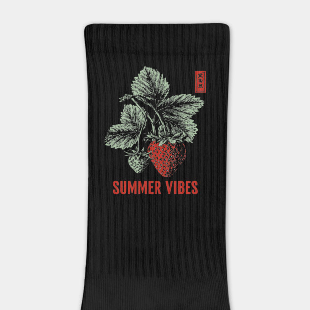 Summer Vibes - Vintage Strawberry Season Art by TuncGK