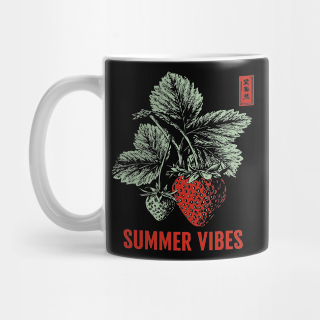 Summer Vibes - Vintage Strawberry Season Art by TuncGK