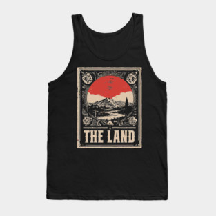 The Land of the Aborigines - Vintage Australian Art Tank Top