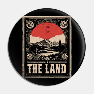 The Land of the Aborigines - Vintage Australian Art Pin