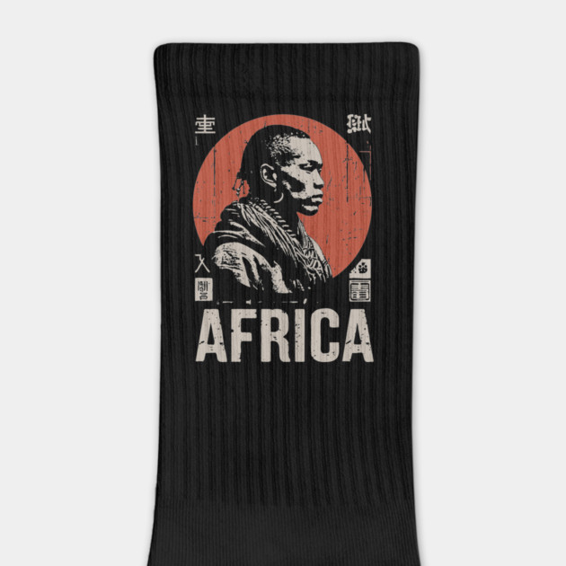 Young African - Vintage Cultural Portrait Art by TuncGK