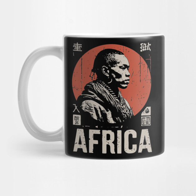 Young African - Vintage Cultural Portrait Art by TuncGK