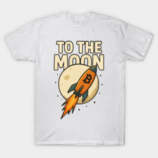 To the moon FRONT DESIGN T-Shirt