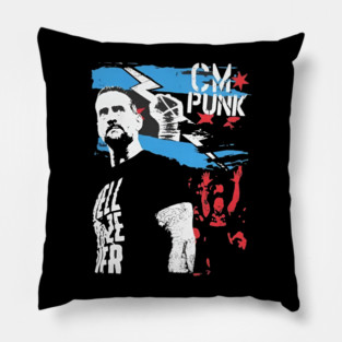 CM-Punk-The-Straight-Edge-Society-Tattered-flag-WWE Pillow
