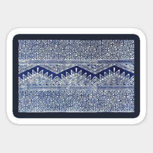 Mhong Tribe Style Tee, Ethnic Print T-Shirt Sticker