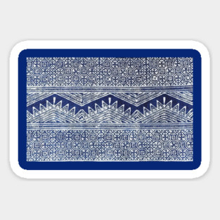 Mhong Tribe Style Tee, Ethnic Print T-Shirt Magnet