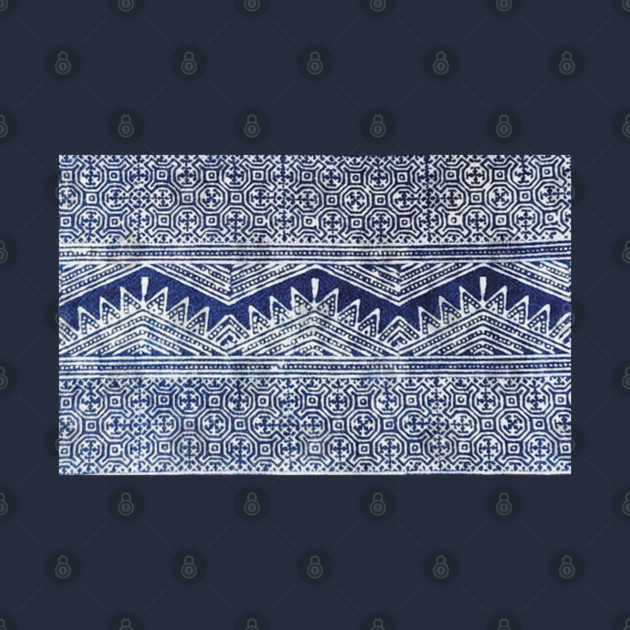 Mhong Tribe Style Tee, Ethnic Print T-Shirt by Pimcolle