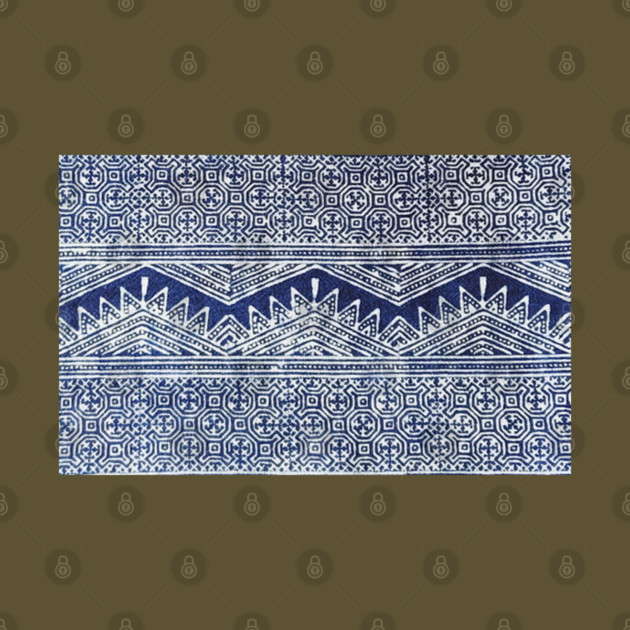 Mhong Tribe Style Tee, Ethnic Print T-Shirt by Pimcolle