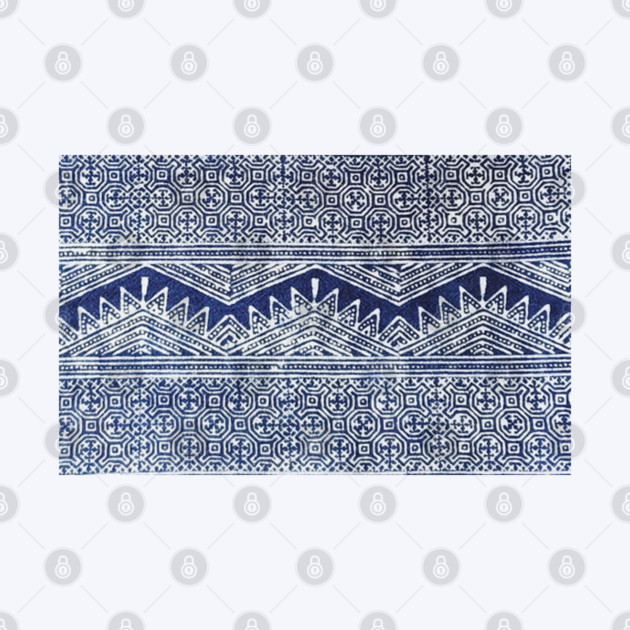 Mhong Tribe Style Tee, Ethnic Print T-Shirt by Pimcolle