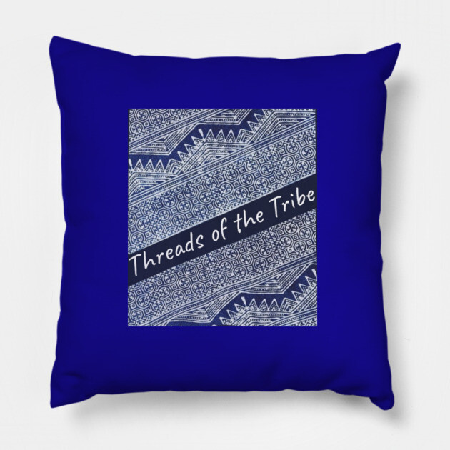 Threads of the Tribe – Hmong Batik Pattern Pillow by Pimcolle
