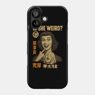 The Pixies Are Weird – Retro Pop Surrealism Art Phone Case
