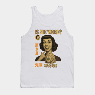 The Pixies Are Weird – Retro Pop Surrealism Art Tank Top